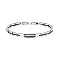 Bracciale Sector No Limits Uomo Ceramic in Acciaio Diamante SAFR46